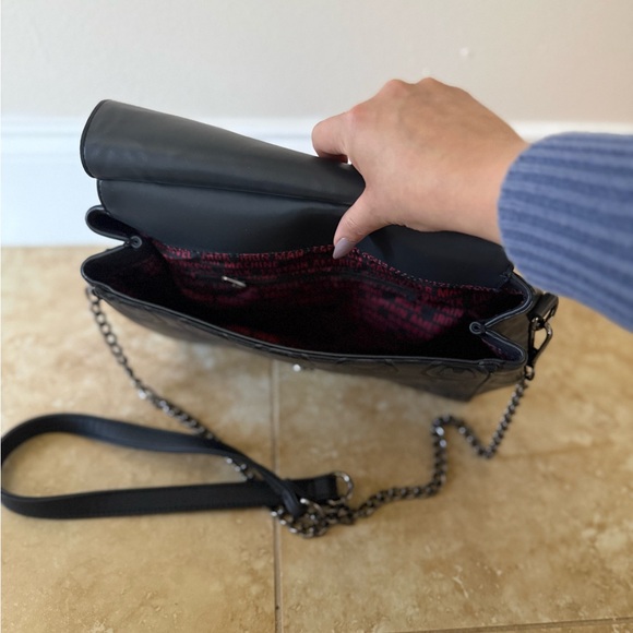 Marvel Iconic Black Messenger Bag with Red and Purple Accents - Picture 11 of 12